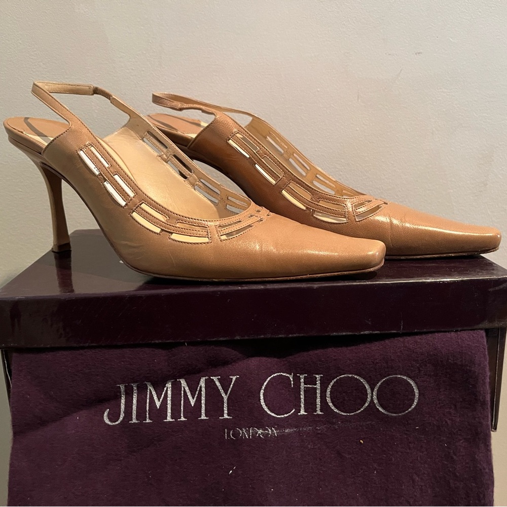 Vintage Jimmy Choo Slingback heel
